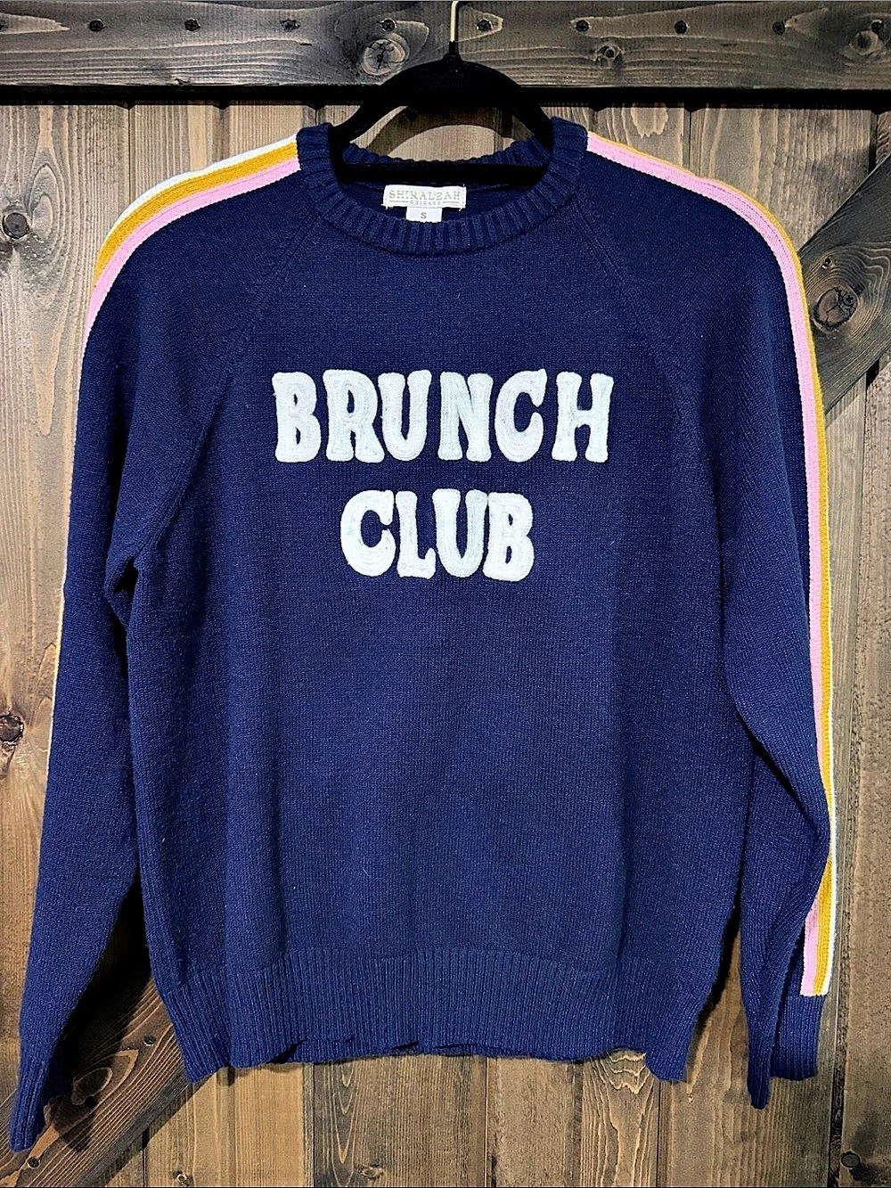 Shiraleah Brunch Club Blue & Pink Size Small